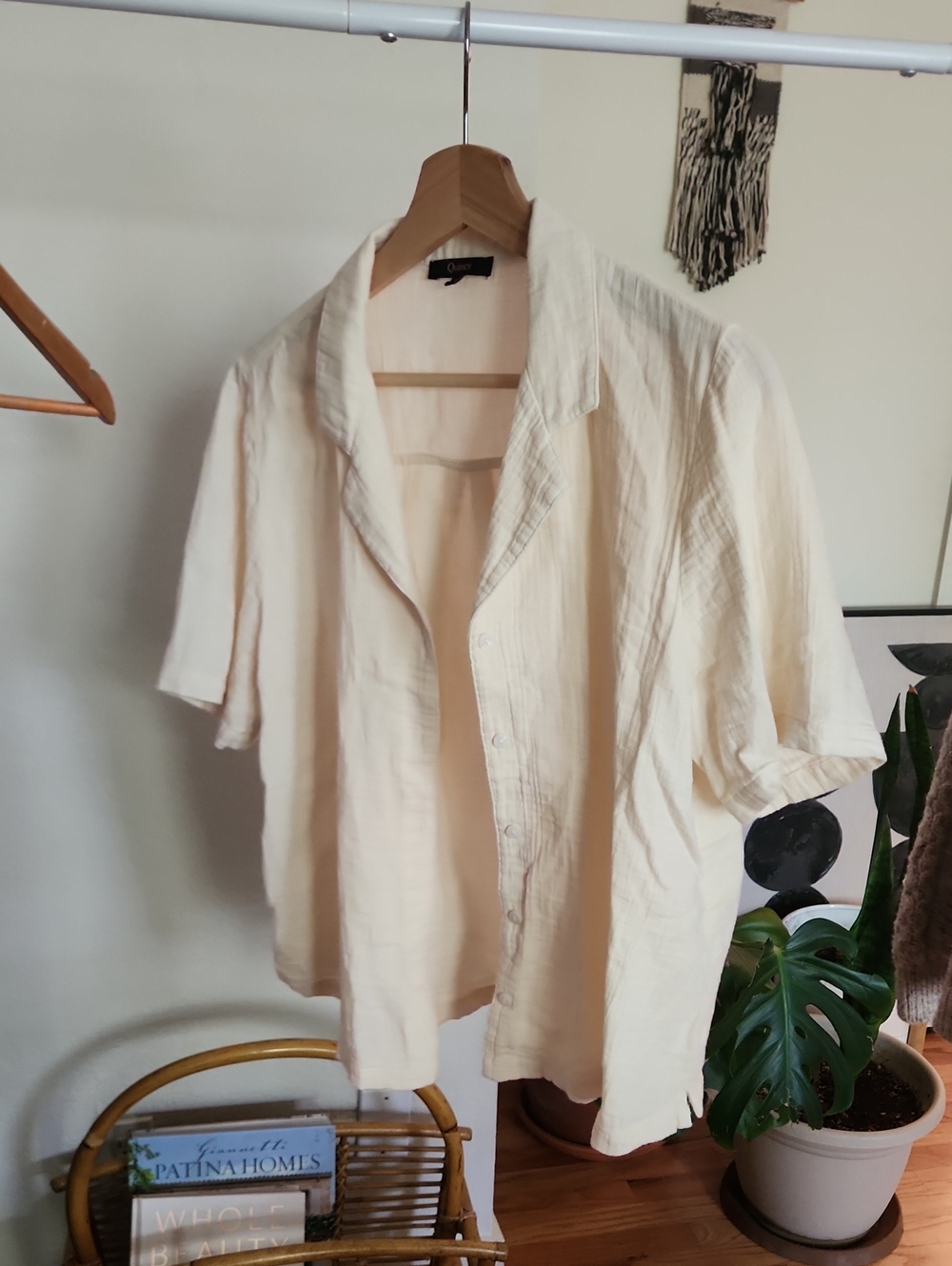 Quince Organic Cotton Gauze Blouse